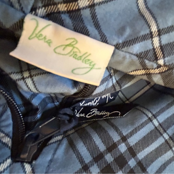 Vera Bradley blue deep night paisley tote approx 13x14 - Picture 4 of 9